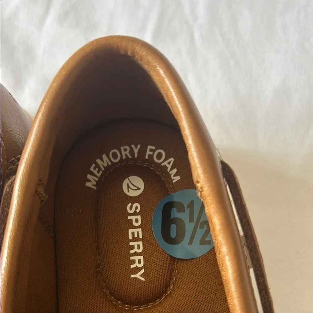 Sperry Brown Leather Boat Shoes